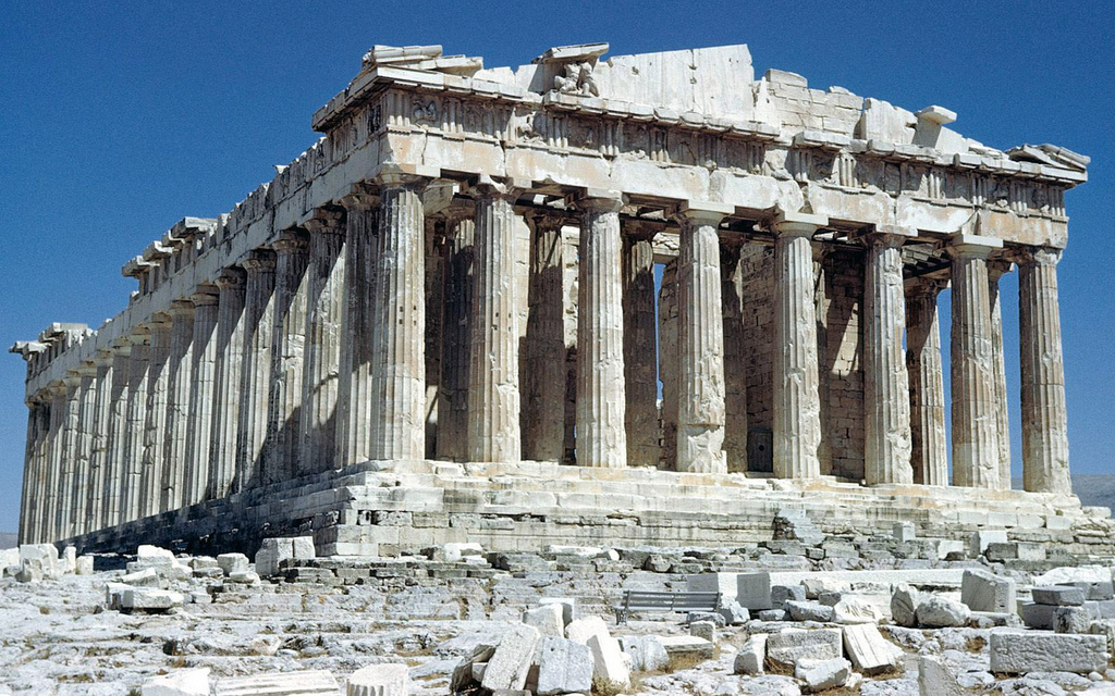 image of the parthenon